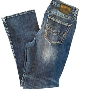 Buckle Men's Bootcut Jeans - Dark Blue